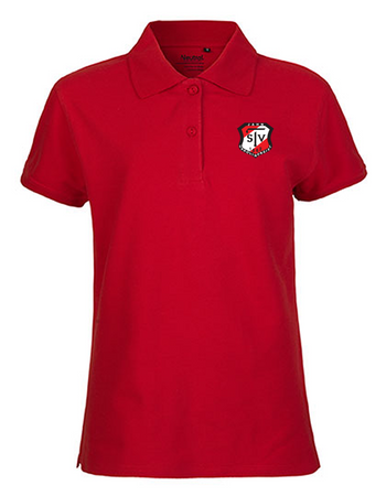 TSV Jahn Carolinensiel Fan - Poloshirt Fairtrade Damen rot