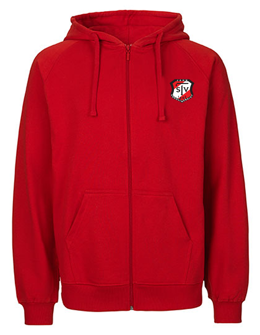 TSV Jahn Carolinensiel Fan - Sweatjacke Fairtrade Herren rot