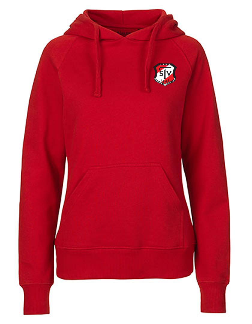 TSV Jahn Carolinensiel Fan - Hoodie Fairtrade Damen rot