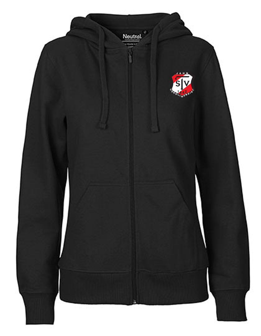 TSV Jahn Carolinensiel Fan - Sweatjacke Fairtrade Damen schwarz