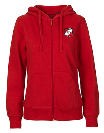 TSV Jahn Carolinensiel Fan - Sweatjacke Fairtrade Damen rot