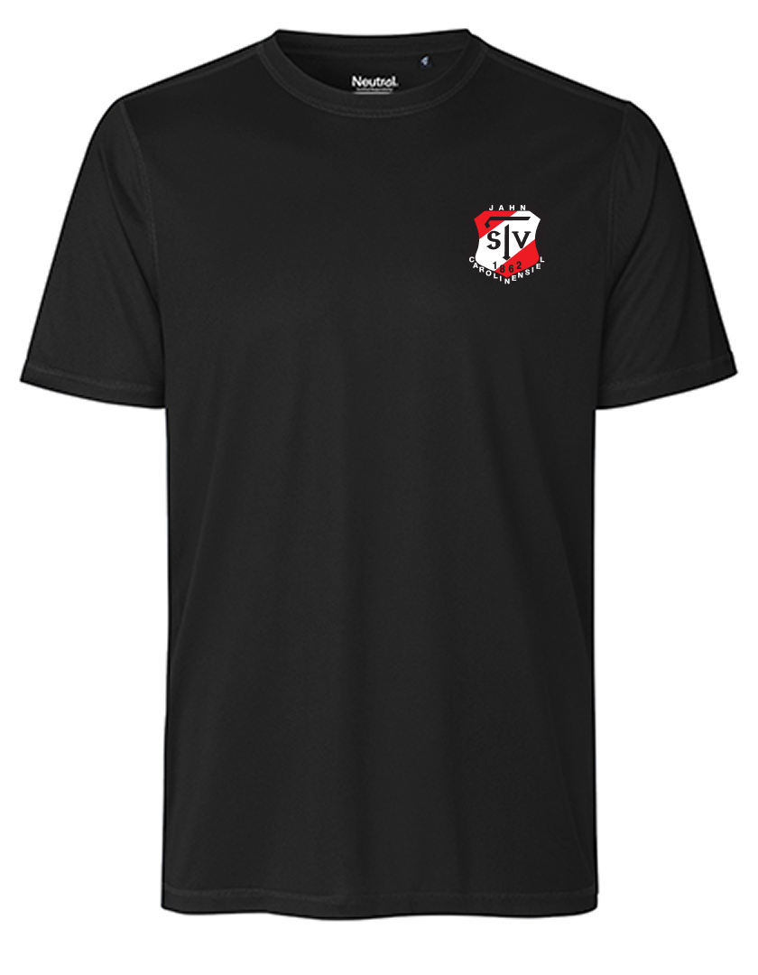 TSV Jahn Carolinensiel Fan - Polyestershirt Fairtrade Herren schwarz