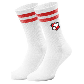 TSV Jahn Carolinensiel Fan - Sportsocken weiß-rot