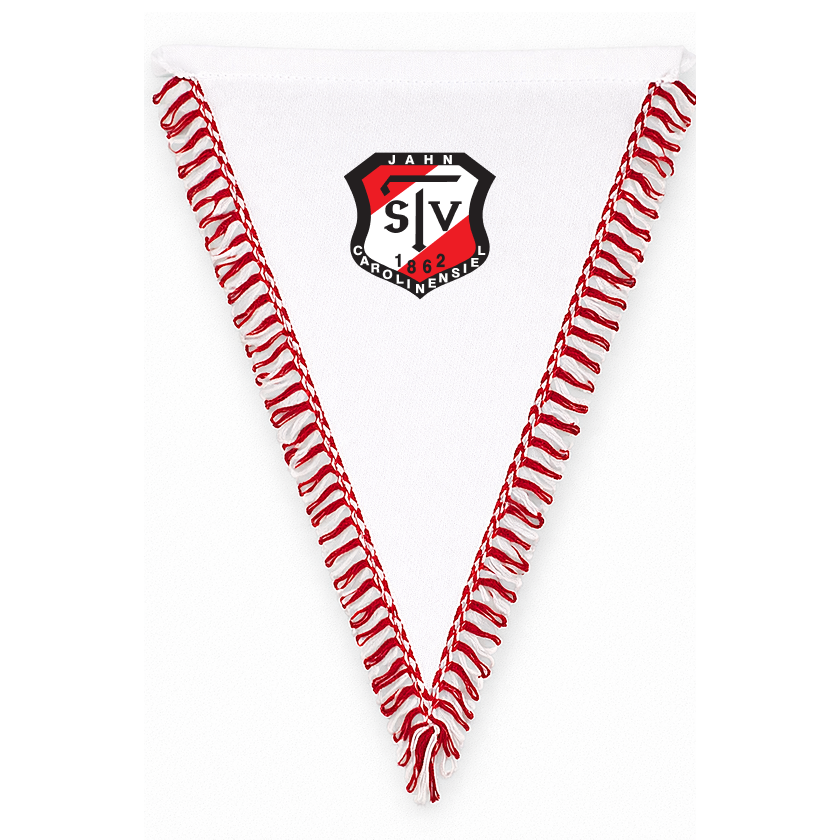 TSV Jahn Carolinensiel Fan - Wimpel 23*29 weiß rot