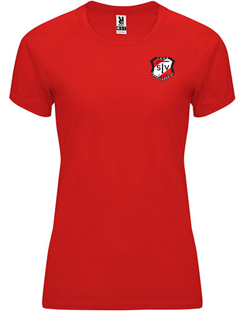 TSV Jahn Carolinensiel Fan - Polyestershirt Damen rot
