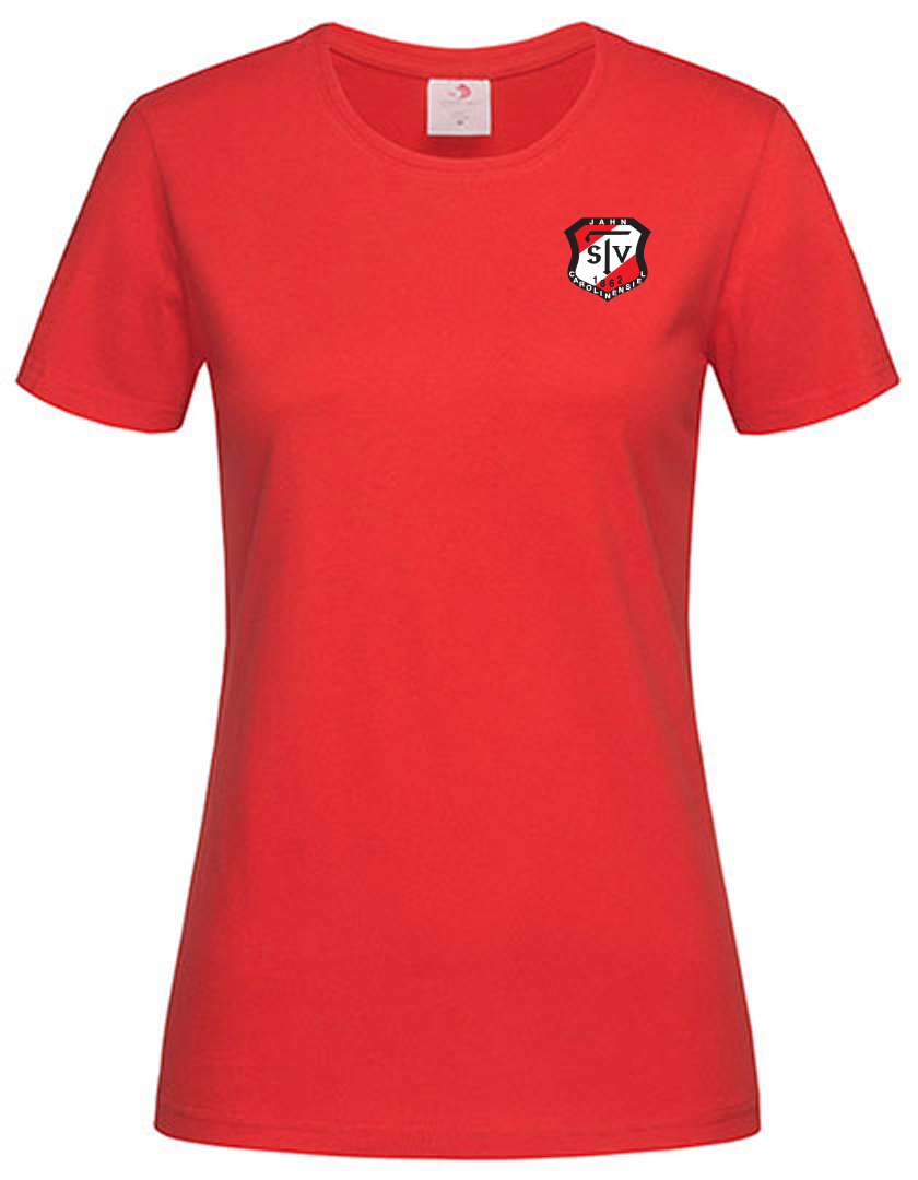 TSV Jahn Carolinensiel Fan - T-Shirt Damen rot
