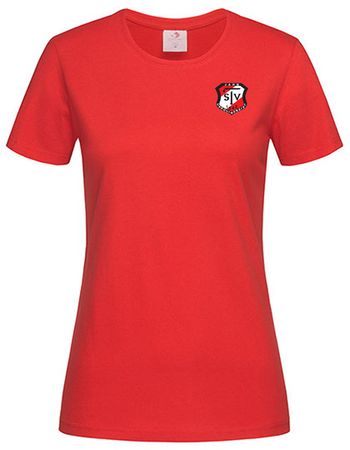 TSV Jahn Carolinensiel Fan - T-Shirt Damen rot