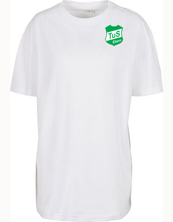 TuS Ekern Fan - T-Shirt oversize Damen weiß