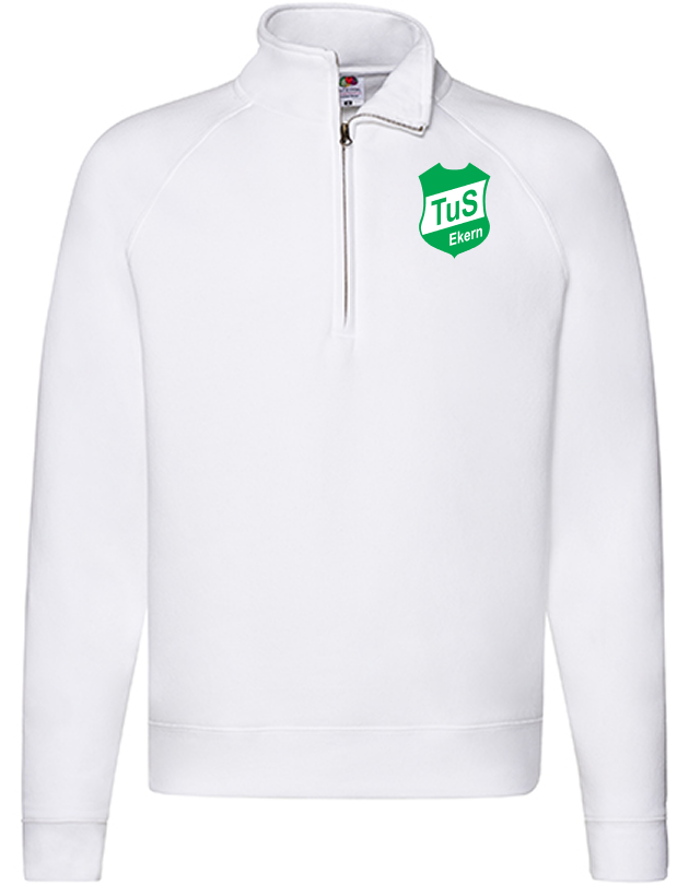 TuS Ekern Fan - Half Zip Sweat Herren weiß