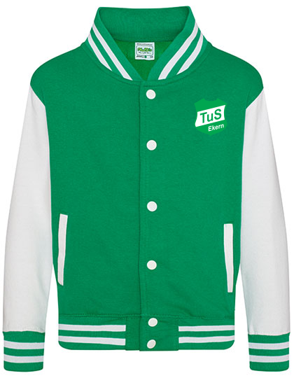 TuS Ekern Fan - Collegejacke Kinder grün