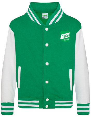 TuS Ekern Fan - Collegejacke Kinder grün
