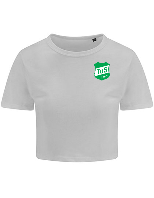 TuS Ekern Fan - T-Shirt Crop Damen weiß