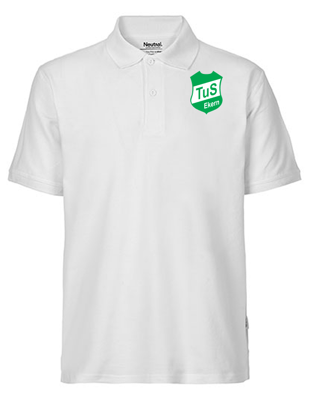 TuS Ekern Fan - Poloshirt Fairtrade Herren weiß