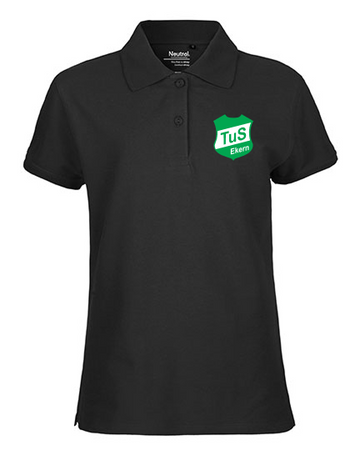 TuS Ekern Fan - Poloshirt Fairtrade Damen schwarz