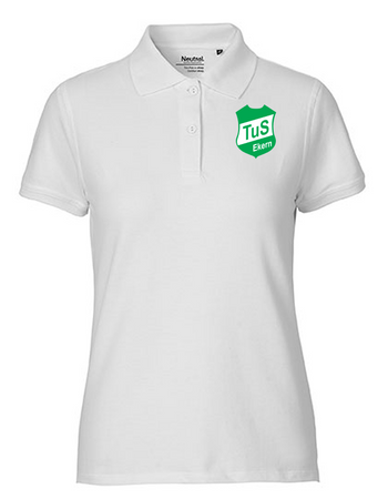 TuS Ekern Fan - Poloshirt Fairtrade Damen weiß