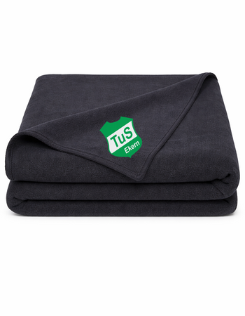 TuS Ekern Fan - Fleecedecke schwarz
