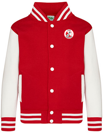 TuS Horsten-Etzel Fan - Collegejacke Kinder rot