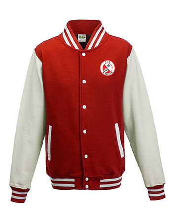 TuS Horsten-Etzel Fan - Collegejacke Herren rot-weiß