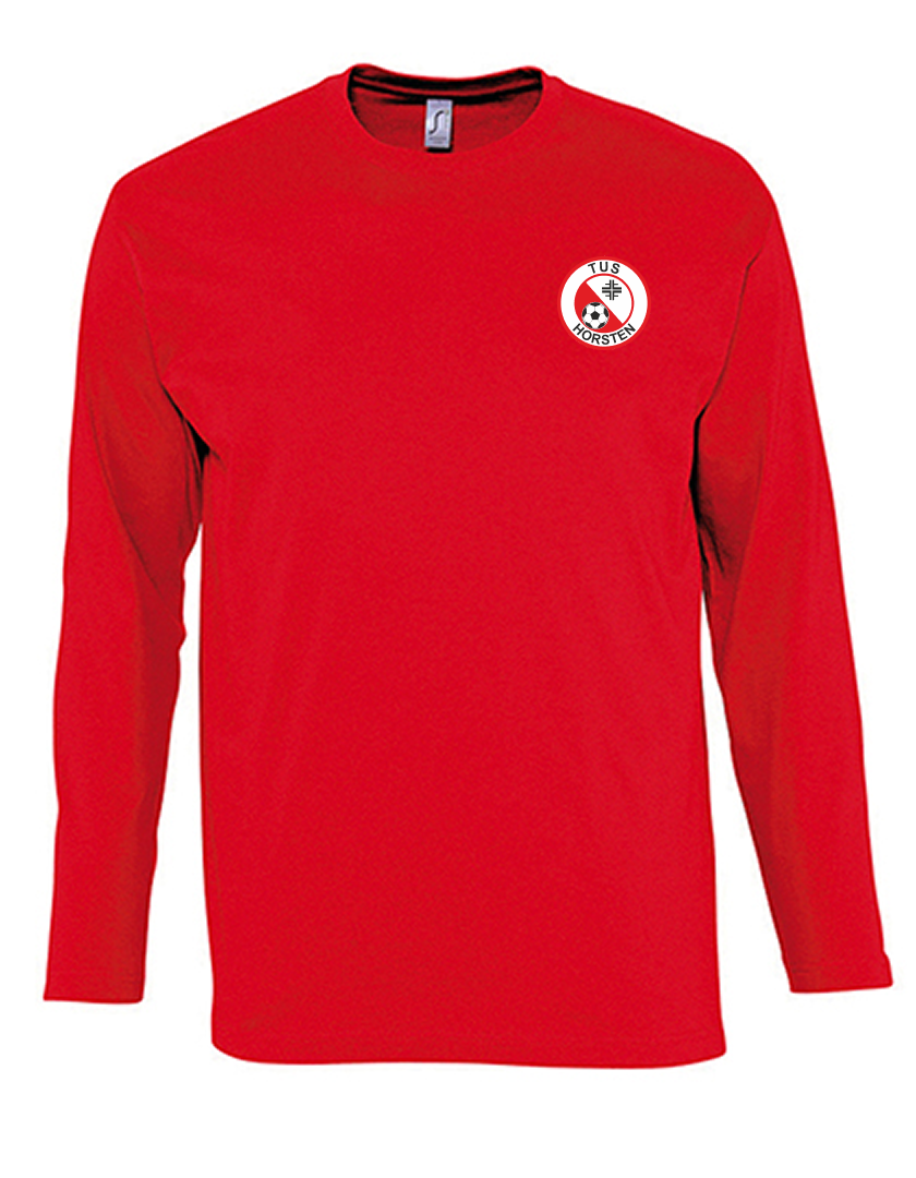 TuS Horsten-Etzel Fan - Longsleeve Herren rot