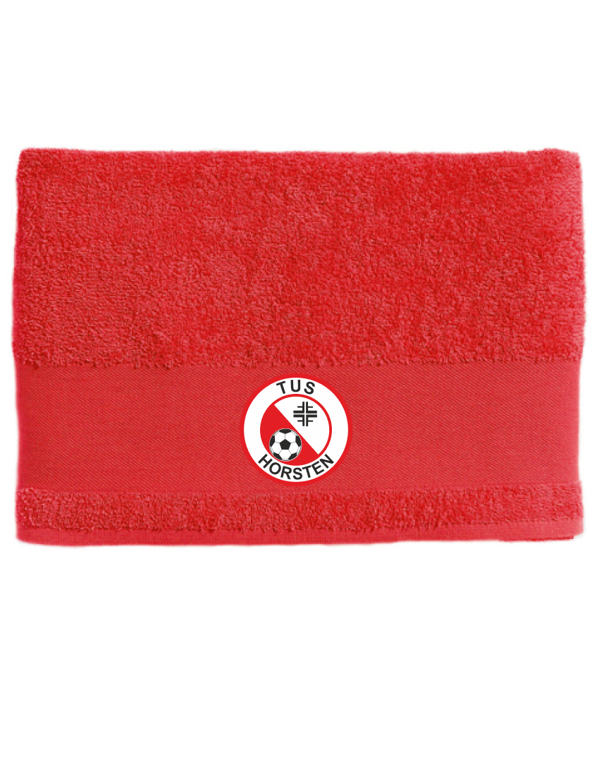 TuS Horsten-Etzel Fan - Duschtuch 70*140 rot