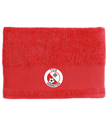 TuS Horsten-Etzel Fan - Duschtuch 70*140 rot
