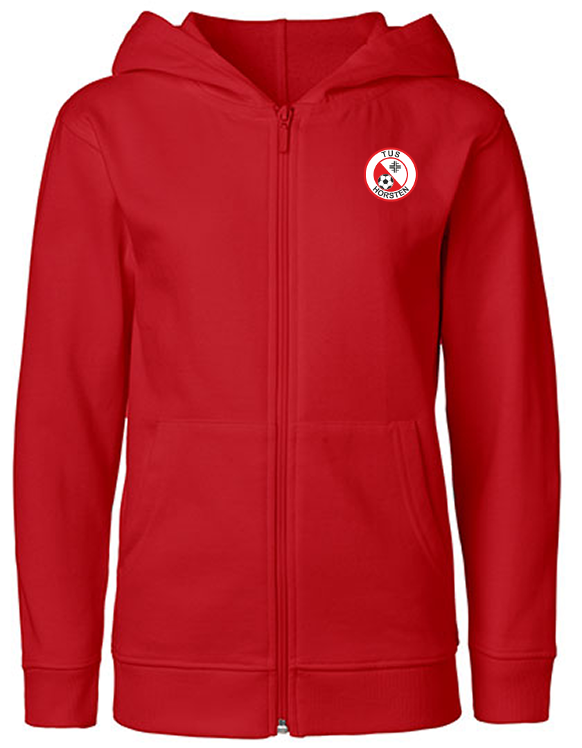 TuS Horsten-Etzel Fan - Sweatjacke Fairtrade Kinder rot