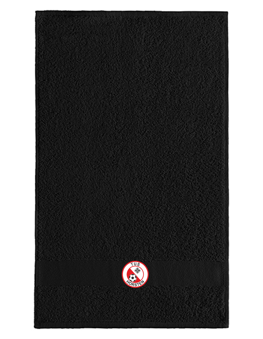 TuS Horsten-Etzel Fan - Gästehandtuch 50*30 schwarz