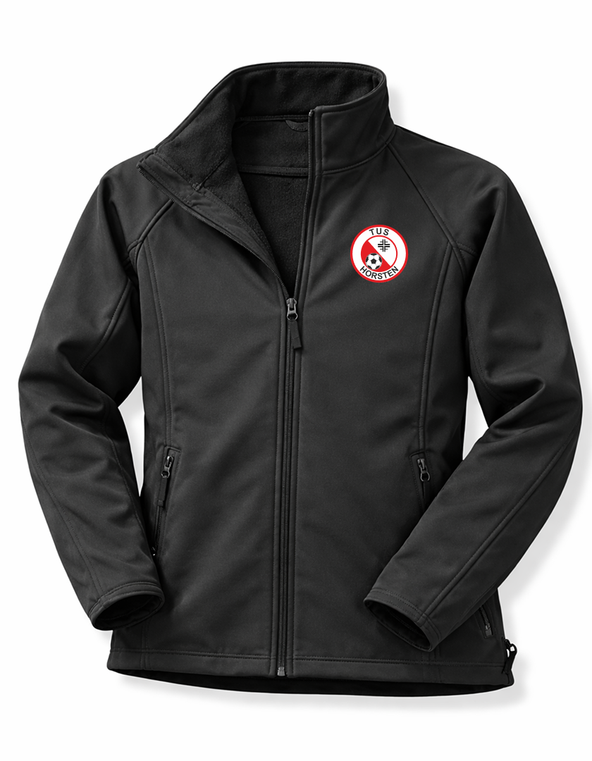 TuS Horsten-Etzel Fan - Softshelljacke Damen schwarz