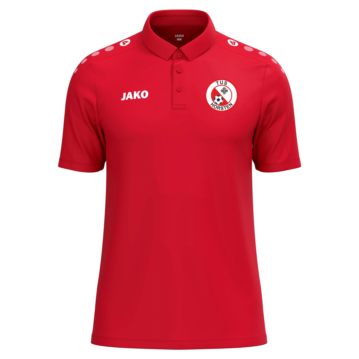 TuS Horsten-Etzel Polo Cotton Herren Rot