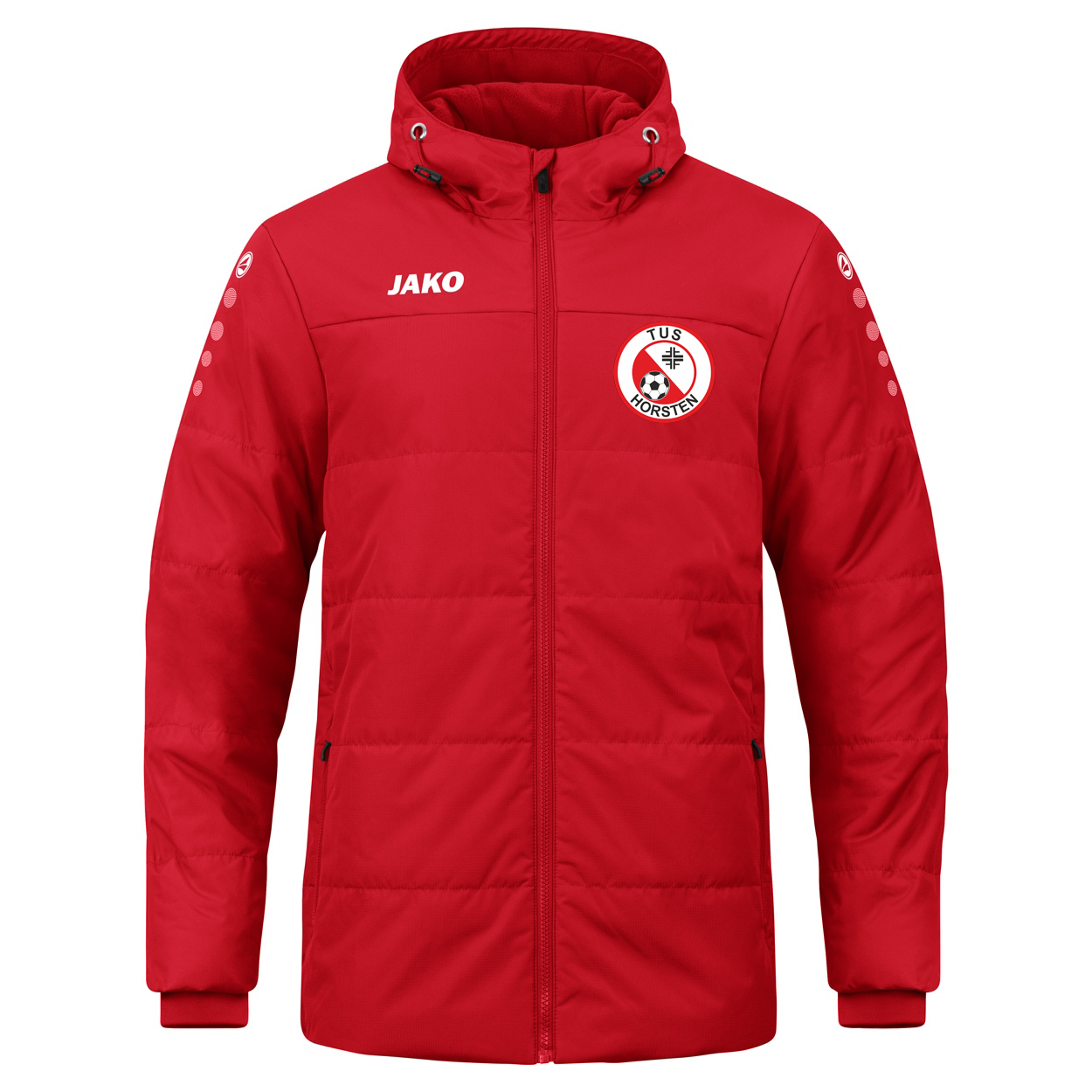 TuS Horsten-Etzel Coachjacke mit Kapuze Kinder Rot