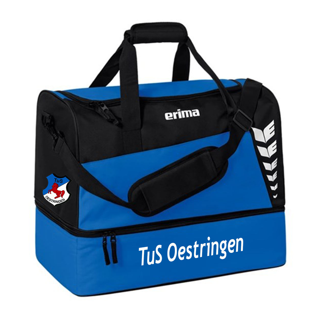 TuS Oestringen Sporttasche mit Bodenfach Blau