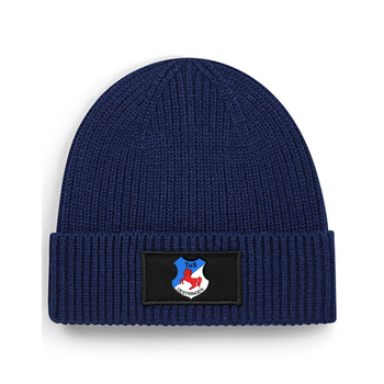 TuS Oestringen Leichtathletik Rippstrick Beanie Schwarz