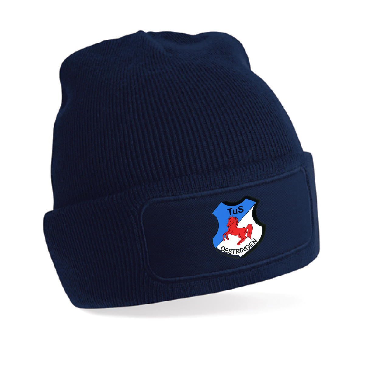 TuS Oestringen Leichtathletik Fan Beanie Patch Navy