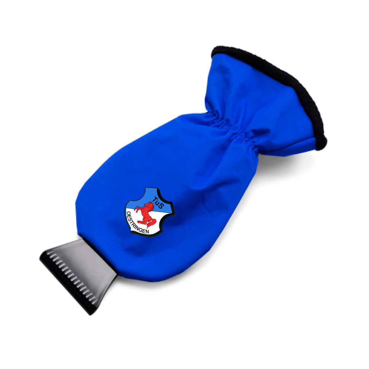 TuS Oestringen Leichtathletik Fan Eiskratzer mit Handschuh Blau