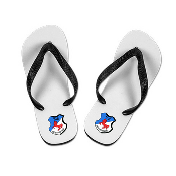 TuS Oestringen Leichtathletik Fan Flip Flops Weiß