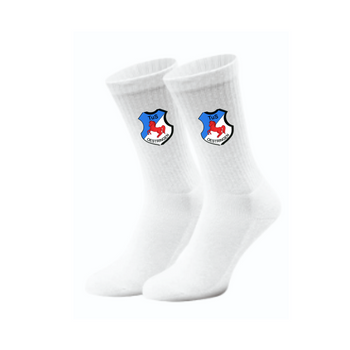 TuS Oestringen Leichtathletik Fan Sportsocken Weiß