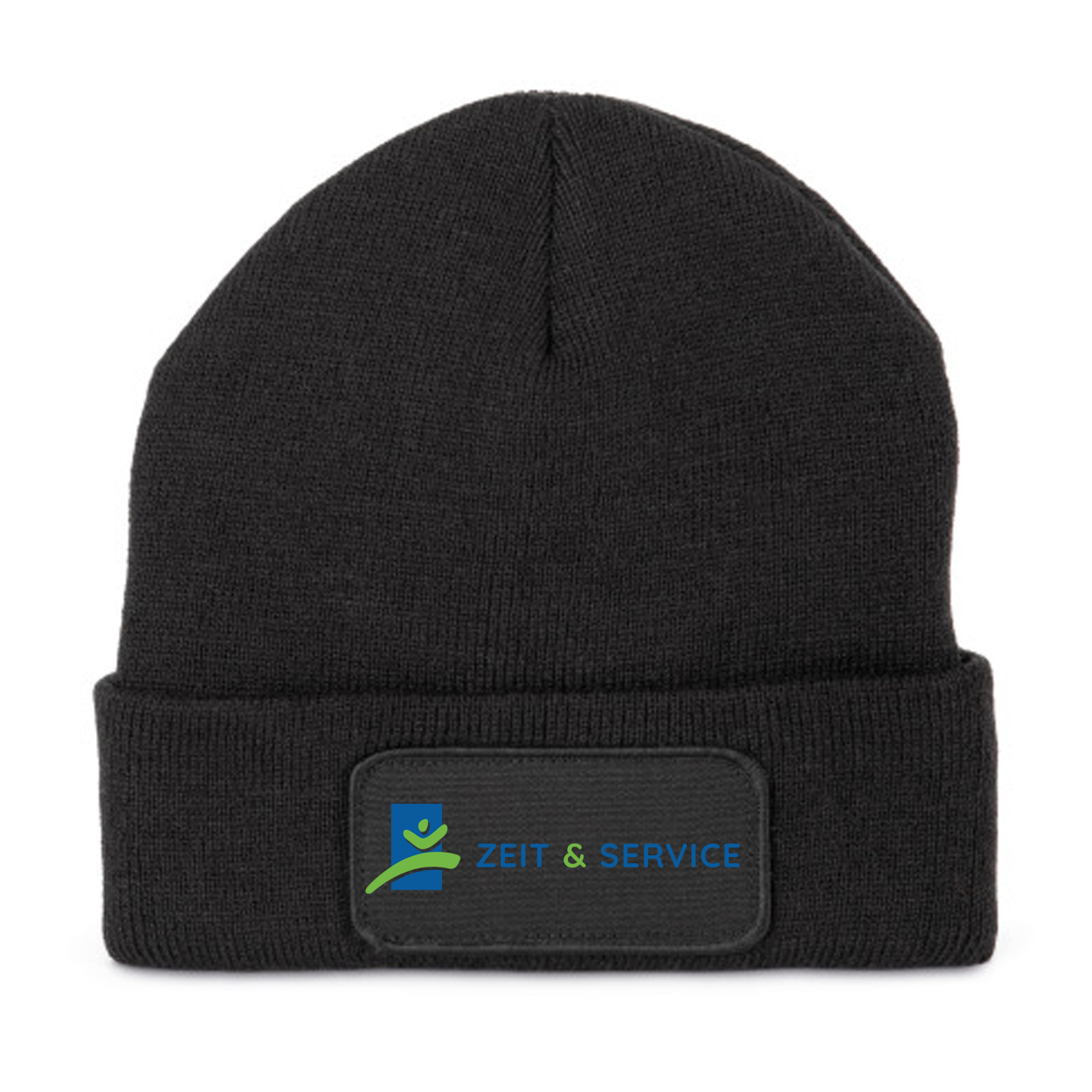 Zeit & Service Brake Beanie Strick Schwarz